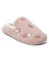 Dearfoams - Valentines Day Hearts Scuff Slipper - Lyst