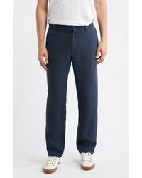 Rag & Bone - Evan Back Elastic Waist Linen Dress Pants - Lyst