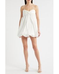 Likely - Serefina Mixed Media Bubble Minidress - Lyst