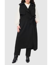 Halogen® - Belted Trench Vest - Lyst