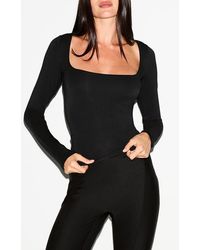 Skims - Smooth Layers Square Neck Long Sleeve Top - Lyst