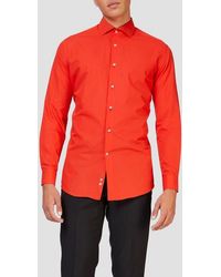Opposuits - Devil Modern Tailored Fit Wrinkle Resistant Button-Up Shirt - Lyst