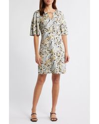 Tommy Bahama - Darcy Floral Print Flutter Sleeve Dress - Lyst