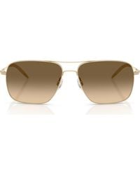 Oliver Peoples - Clifton 54Mm Gradient Aviator Sunglasses - Lyst