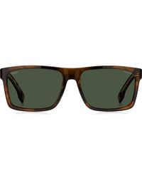 BOSS - 59Mm Polarized Rectangular Sunglasses - Lyst