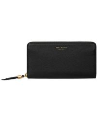 Tory Burch - Romy Leather Zip Around Continental Wallet - Lyst