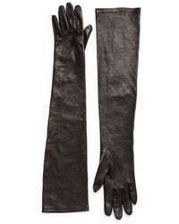 The Row - Simon Long Leather Gloves - Lyst
