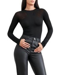 MARCELLA - Yada Contrast Knit Top - Lyst