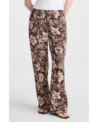 Madewell - Linen Blend Pull-On Pants - Lyst