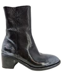 Madison Maison - Hand Rubbed Metallic Ankle Boot - Lyst