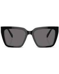 Swarovski - 54Mm Oversize Polarized Square Sunglasses - Lyst
