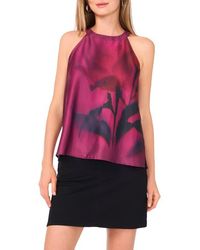 Vince Camuto - Print Sleeveless Top - Lyst
