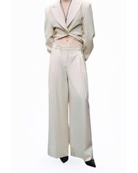 Nocturne - Asymmetric Placket Detail Pants - Lyst