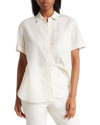 Madewell - Short Sleeve Button-up Shirt - Lyst