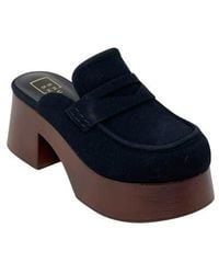 Shu Shop - Luella Platform Penny Loafer Mule - Lyst