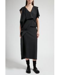 The Row - Leonie Asymmetric Drape Dress - Lyst