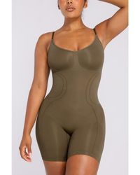 Shapellx - Seamless Mid-Thigh Full Shaping Bodysuit - Lyst
