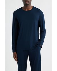 Daniel Buchler - Long Sleeve Modal & Silk Pajama Top - Lyst