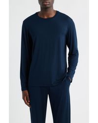 Daniel Buchler - Long Sleeve Modal & Silk Pajama Top - Lyst
