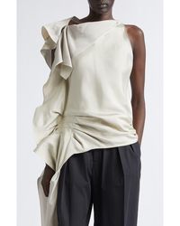 Kallmeyer - Elif Two Tone Viscose & Silk Top - Lyst