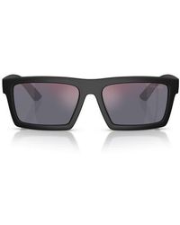 Prada Linea Rossa - 55Mm Rectangular Sunglasses - Lyst