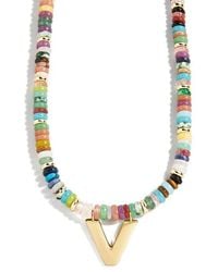 BaubleBar - Marcella Initial Necklace - Lyst