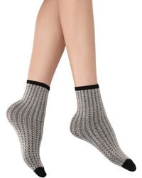 Oroblu - Assorted 2-pack Twins Two Chance Crew Socks - Lyst