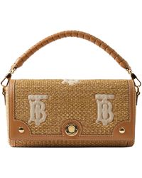 Burberry Small Burgundy Logo Branded ECONYL Nylon Tote Shoulder Handbag Purse