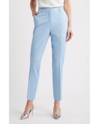 Tahari - Classic Pinstripe Straight Leg Pants - Lyst