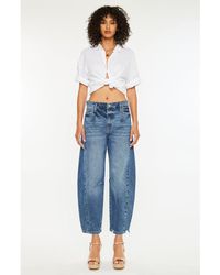 Kancan - Yolanda Low Slung Horseshoe Jeans - Lyst