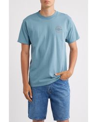 Brixton - Oath V Cotton Logo Graphic T-Shirt - Lyst