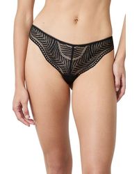 Etam - Audace Lace Thong - Lyst