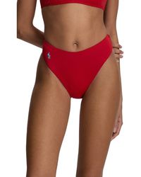 Polo Ralph Lauren - Modern High Cut Bikini Bottoms - Lyst