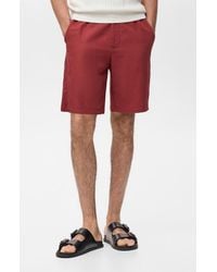 Mango - Elastic Waist Shorts - Lyst