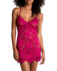 In Bloom - Roman Holiday Sheer Lace Chemise - Lyst