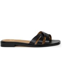 Bobbies - Thaïs Flat Sandals - Lyst