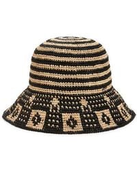 Brixton - Redding Packable Straw Bucket Hat - Lyst