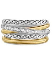 David Yurman - Crossover Five-Row Ring - Lyst