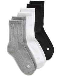 Zella - 3-Pack Crew Socks - Lyst
