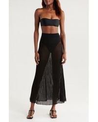 Solid & Striped - The Theresa Semisheer Cover-Up Maxi Skirt - Lyst