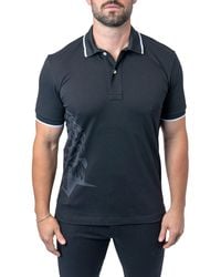 Maceoo - Mozarttokyo Tipped Graphic Polo At Nordstrom - Lyst