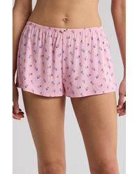 Florence By Mills - Relaxed Fit Pajama Shorts - Lyst