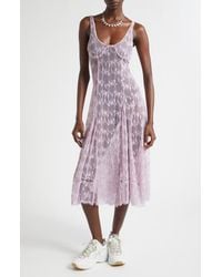Collina Strada - Pamela Sheer Lace Slipdress - Lyst