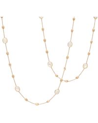 Marco Bicego - Siviglia 18k Yellow & Mother-of-pearl Disc Station Long Necklace At Nordstrom - Lyst