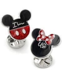 Cufflinks Inc. - X Disney Mickey & Minnie 'I Love Us' Cuff Links - Lyst