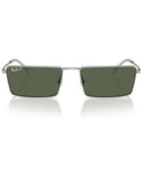 Ray-Ban - Emy 59Mm Polarized Rectangular Sunglasses - Lyst