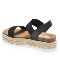steve madden gabi espadrille platform sandal