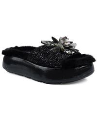 Zigi - Ashey Faux Fur Platform Slide Sandal - Lyst