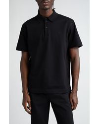 Givenchy - Classic Fit 4g Logo Embroidered Cotton Piqué Polo - Lyst
