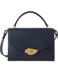 Mulberry - Lana High Gloss Leather Top Handle Bag - Lyst